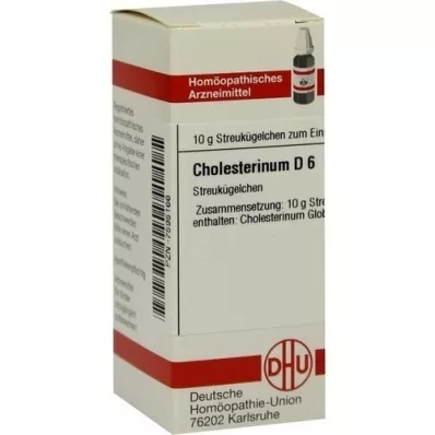 CHOLESTERINUM D 6 globules, 10 g