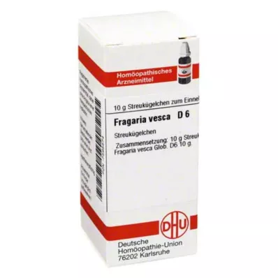 FRAGARIA VESCA D 6 globules, 10 g FRAGARIA VESCA D 6 globules, 10 g