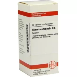 FUMARIA OFFICINALIS D 6 tablets, 80 pc