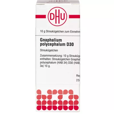 GNAPHALIUM POLYCEPHALUM D 30 globules, 10 g