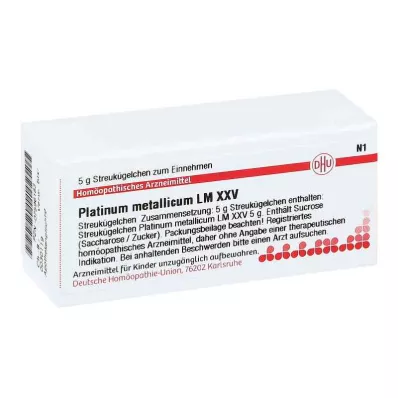 PLATINUM METALLICUM LM XXV Globules, 5 g