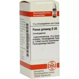 PANAX GINSENG D 30 globules, 10 g