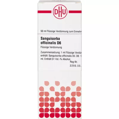 SANGUISORBA OFFICINALIS D 6 Dilution, 50 ml