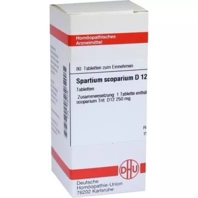 SPARTIUM SCOPARIUM D 12 tablets, 80 pc