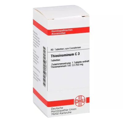 Thiosinaminum C3 tablets (80 pieces) Thiosinaminum C3 tablets (80 pieces)