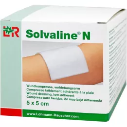 SOLVALINE N Compresses 5x5 cm sterile, 25 pcs