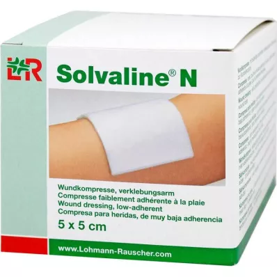 SOLVALINE N Compresses 5x5 cm sterile, 25 pcs