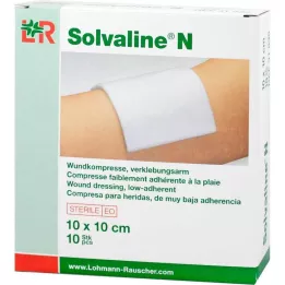SOLVALINE N Compresses 10x10 cm sterile, 10 pcs