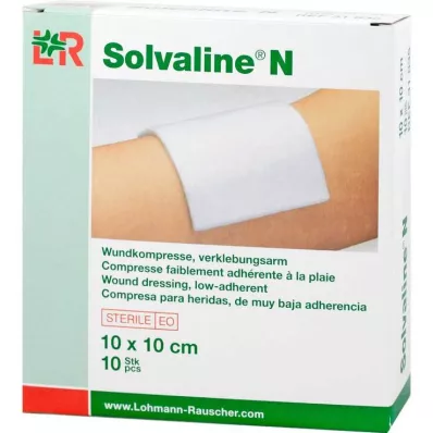 SOLVALINE N Compresses 10x10 cm sterile, 10 pcs SOLVALINE N Compresses 10x10 cm sterile, 10 pcs