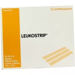 LEUKOSTRIP Suture strips 6.4x102 mm, 10X5 pcs