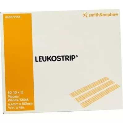 LEUKOSTRIP Suture strips 6.4x102 mm, 10X5 pcs
