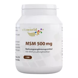 MSM CAPSULES, 100 pcs