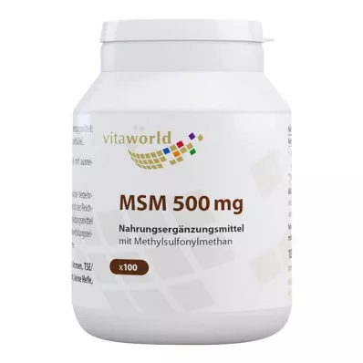 MSM CAPSULES, 100 pcs MSM CAPSULES, 100 pcs