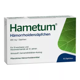 HAMETUM Haemorrhoid suppositories, 10 pcs
