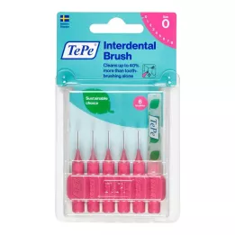 TEPE Interdental brush Original 0.4mm ISO 0 pink, 6 pcs