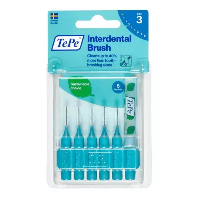 TEPE Interdental brush Original 0.6mm ISO 3 blue, 6 pcs