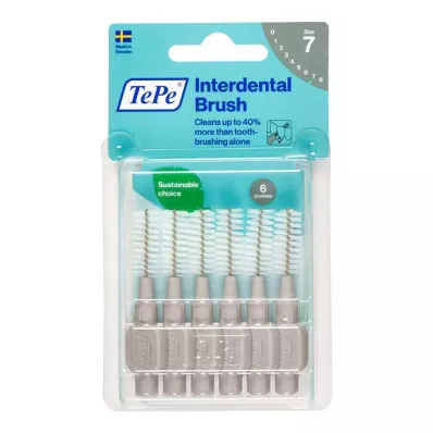 Tepe interdental brush 1.3mm gray, 6 pieces