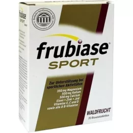 FRUBIASE SPORT Forest fruit effervescent tablets, 20 pcs