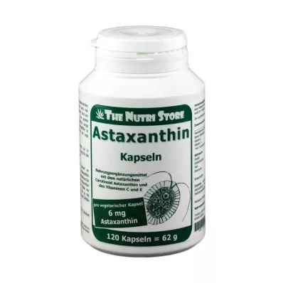 Astaxanthin 6 mg vegetarian capsules, 120 pieces Astaxanthin 6 mg vegetarian capsules, 120 pieces