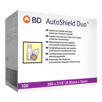 BD AUTOSHIELD Duo safety pen needles 5 mm, 100 pcs