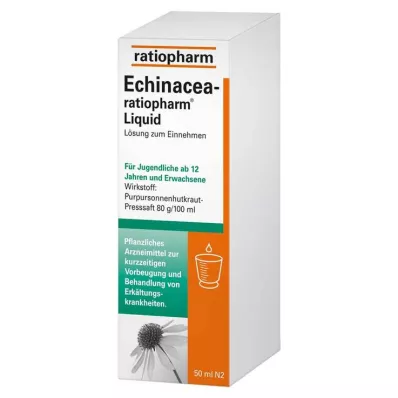 ECHINACEA-RATIOPHARM Liquid, 50 ml ECHINACEA-RATIOPHARM Liquid, 50 ml