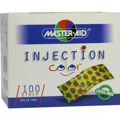 INJECTION strip colour 18x39 mm child pl. beetle, 100 pcs INJECTION strip colour 18x39 mm child pl. beetle, 100 pcs
