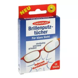 Glasses cleaning cloths, 10 pcs
