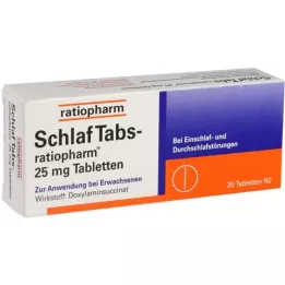 SCHLAF TABS-ratiopharm 25 mg tablets, 20 pcs