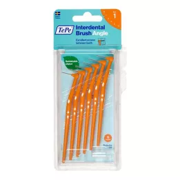 TEPE Interdental brush Angle 0.45mm ISO 1 orange, 6 pcs