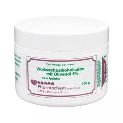 WOLLWACHSALKOHOLSALBE m.olive oil 5%, 100 g
