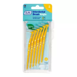 TEPE Interdental brush Angle 0.7mm ISO 4 yellow, 6 pcs
