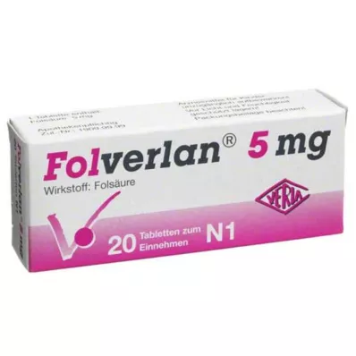 Folverlan 5 mg tablets, 20 pcs Folverlan 5 mg tablets, 20 pcs