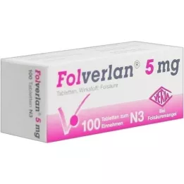FOLVERLAN 5 mg tablets, 100 pc