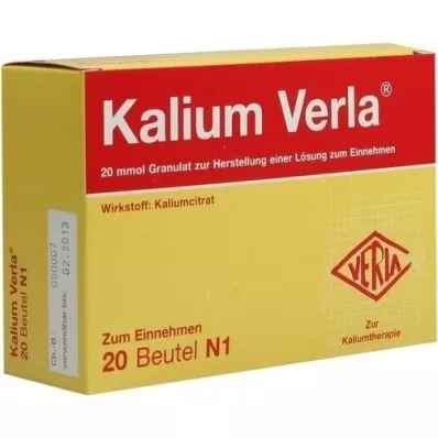 KALIUM VERLA Granulate sachet, 20 pcs