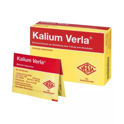 KALIUM VERLA Granulate sachet, 20 pcs