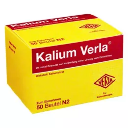 KALIUM VERLA Granulate sachet, 50 pcs