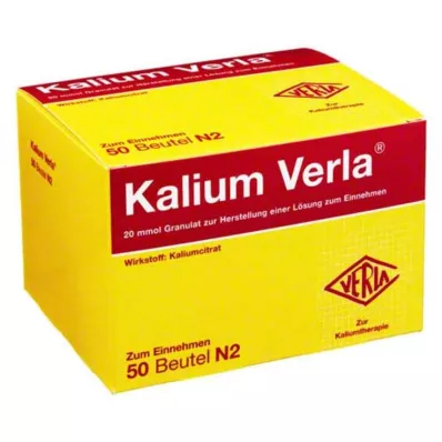 KALIUM VERLA Granulate sachet, 50 pcs