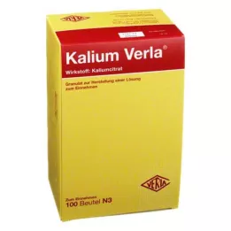 KALIUM VERLA Granulate sachet, 100 pcs
