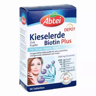 ABTEI Silica Plus Biotin Depot Tablets, 56 pcs