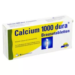 Calcium 1000 dura effervescent tablets, 40 pcs