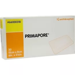 PRIMAPORE 8x15 cm wound dressing sterile, 20 pcs