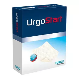URGOSTART 6x6 cm foam wound dressing, 10 pcs