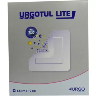 URGOTÜL Lite Border 6.5x10 cm dressing, 10 pcs