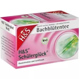 H&amp;S Bach Flowers Students Happiness Tea Filter Bag, 20X3.0 g
