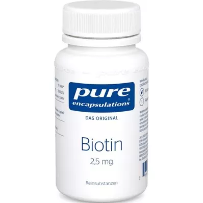 PURE ENCAPSULATIONS Biotin 2.5 mg Capsules, 60 Capsules