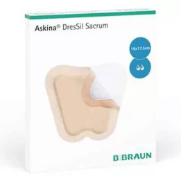 ASKINA DresSil Sacrum Sil.Schaumst.V.16x17 cm, 5 pcs