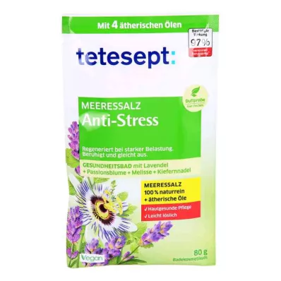 TETESEPT Sea salt anti-stress, 80 g