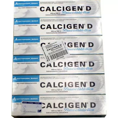 CALCIGEN D 600 mg/400 I.U. Effervescent tablets, 120 pcs CALCIGEN D 600 mg/400 I.U. Effervescent tablets, 120 pcs