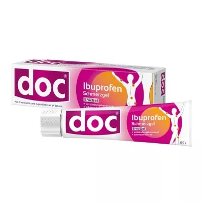 DOC IBUPROFEN Pain gel 5%, 150 g DOC IBUPROFEN Pain gel 5%, 150 g