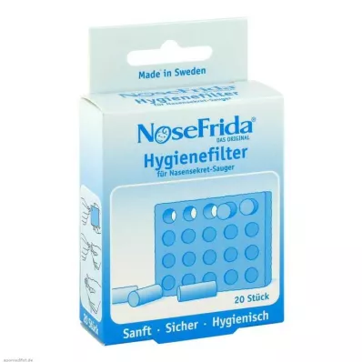 NASENSEKRETSAUGER NoseFrida hygiene filter, 20 pcs NASENSEKRETSAUGER NoseFrida hygiene filter, 20 pcs